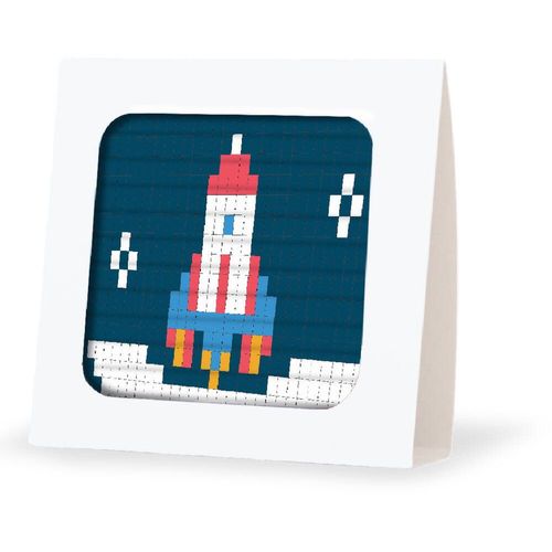 Kit Canevas + Cadre - Fusée