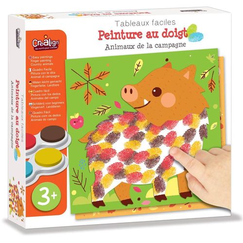 New Peinture Au Doigt Animaux De La Campagne