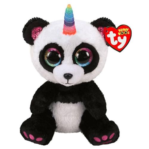 Beanie Boo's - Peluche Paris Le Panda Licorne 30 Cm