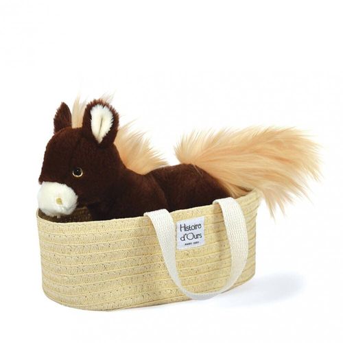 Peluche Les Petits Nomades - Cheval Alezan