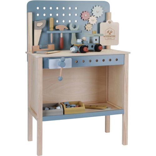 Grand Établi En Bois Fsc Avec Ceinture Porte-Outils