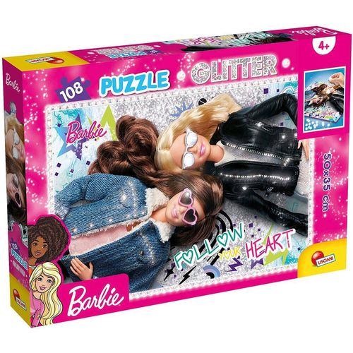 Glitter Puzzle 108 Pieces Barbie - Best Day Ever
