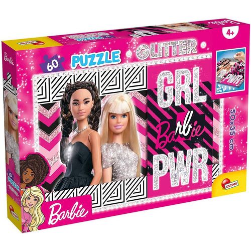 Glitter Puzzle 60 Pieces Barbie - Girl Squad