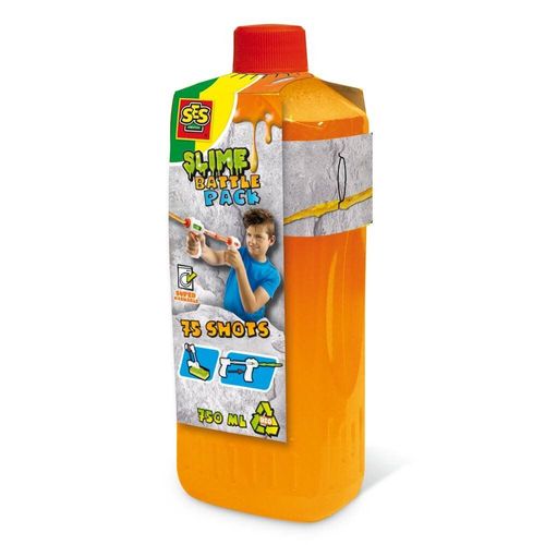 Ses Creative Recharge Pour Pistolet Lanceur De Slime Orange Néon  750ml