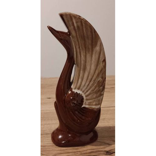 Vase Soliflore céramique décor Cygne