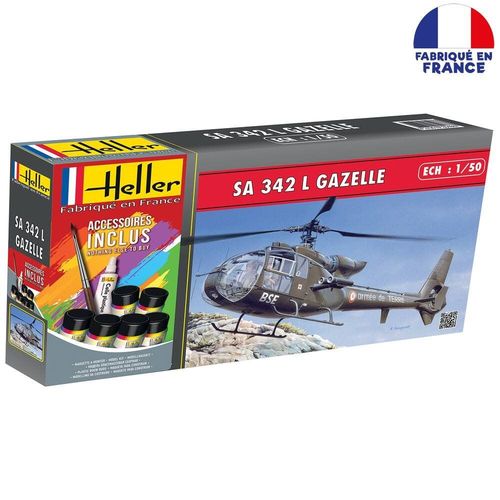 Maquette Sa 342 Gazelle 1/50eme-Heller