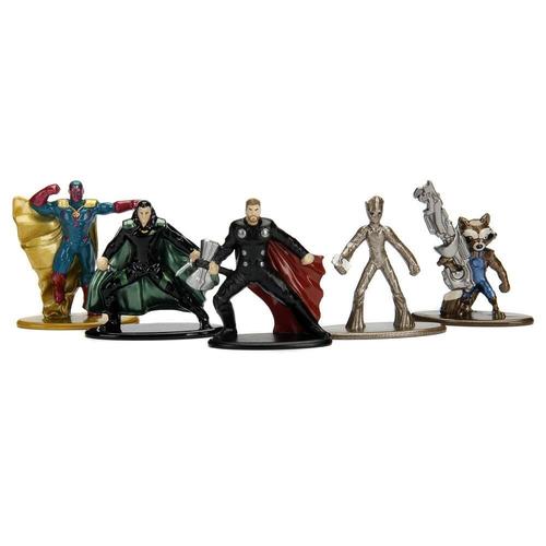 Pack B De 5 Figurine Nano Metalfigs Marvel Avengers Infinity Wars