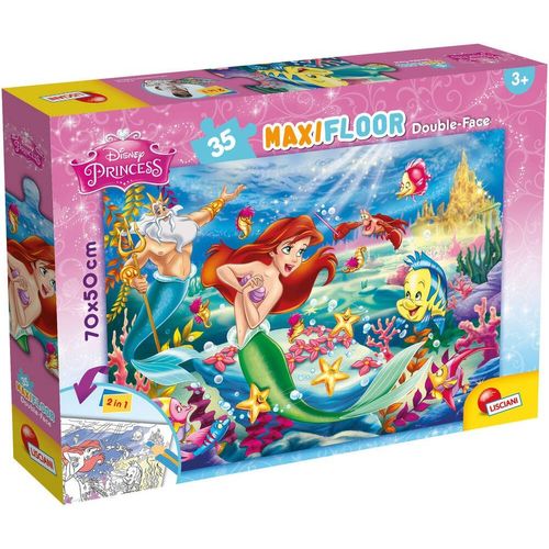 Disney Puzzle Double Face Floor 35 Pieces - The Little Mermaid - La Petite Sirene