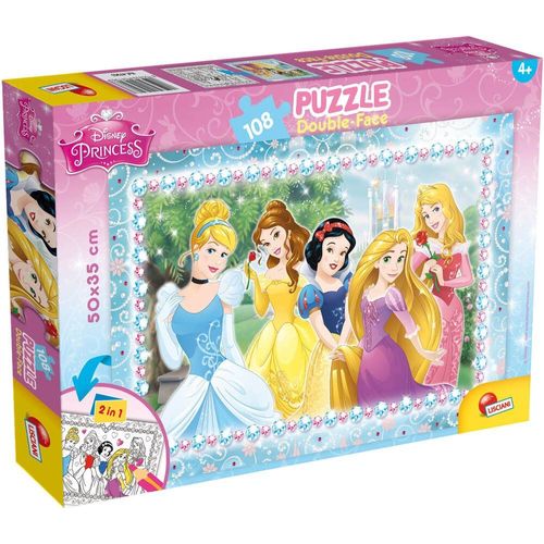 Puzzle Double Face 108 Pieces - Princess