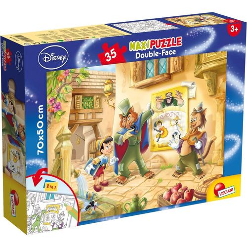 Disney Puzzle Double Face Maxi Floor 35 Pieces - Pinocchio