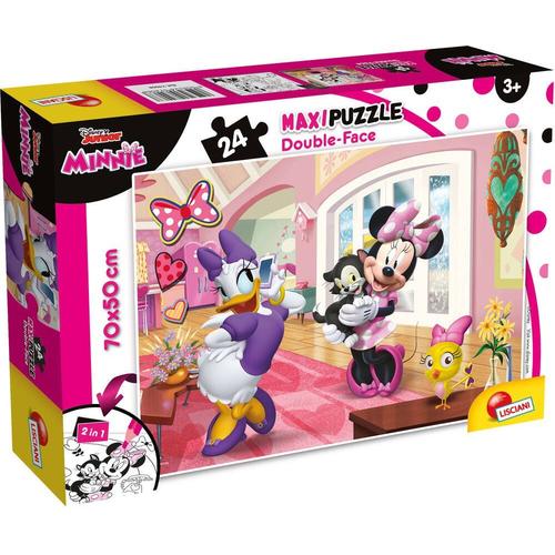 Disney Puzzle Double Face Maxi Floor 24 Pieces - Minnie