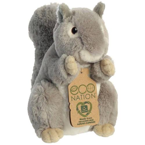 Peluche Eco Nation Ecureuil - 23 Cm