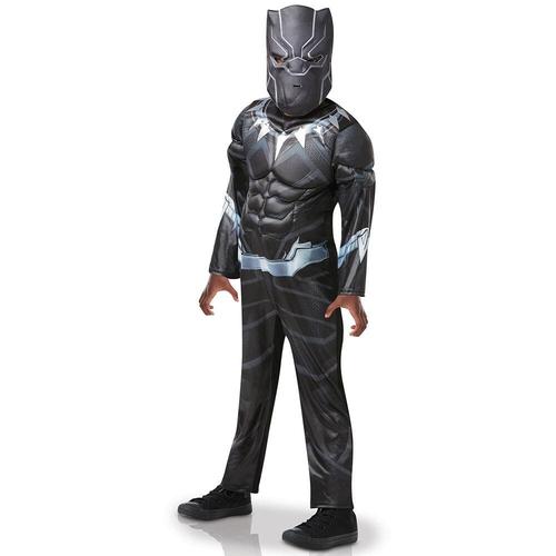 Déguisement Luxe Black Panther - Taille Xl 9-10 Ans- Avengers