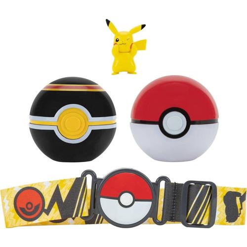 Pokemon - Ceinture Poké Ball, Luxury Ball Et Pikachu