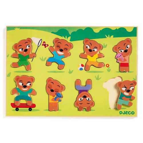 Puzzle Bois 8 Pieces Teddymatch