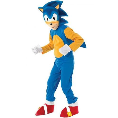 Déguisement Luxe Sonic - Taille M - 5-6 Ans