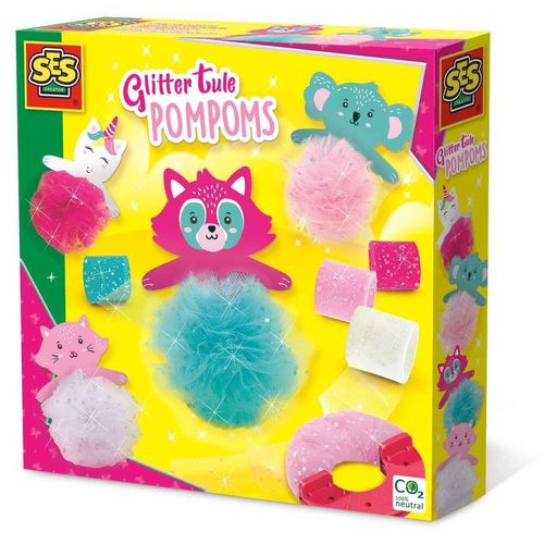 Pompons En Tulle Pailletés