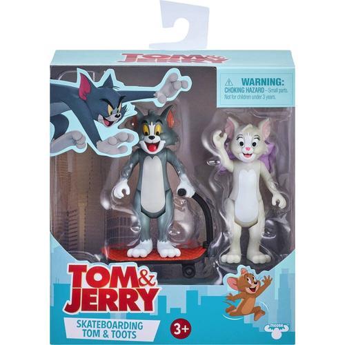Pack Skateboard 2 Figurines 8 Cm - Tom Et Jerry