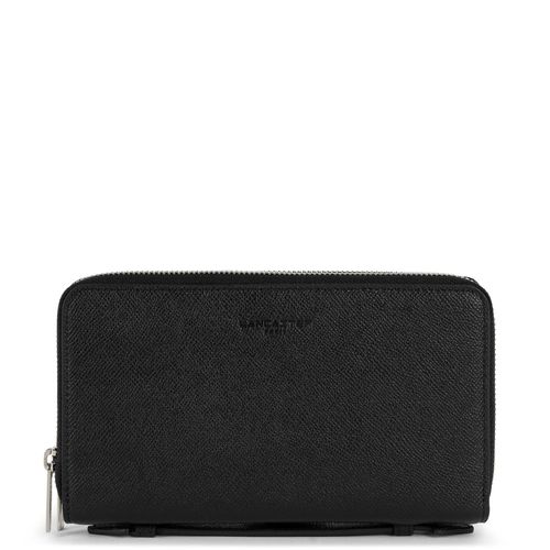 Portefeuille Lancaster Cuir compagnon Zippé autour Delphino Lucas 112-15