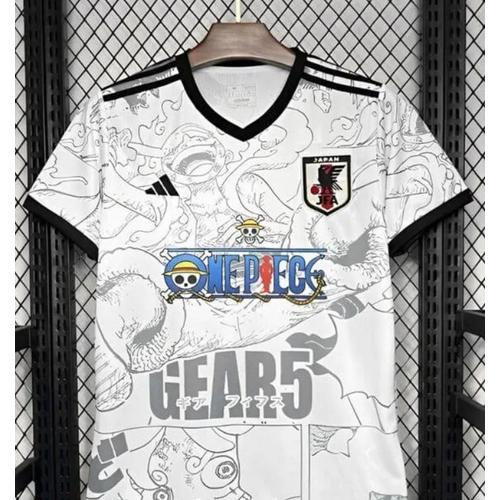 Maillot Japon 2024 2025 One Piece Blanc Disponible Taille S Au Xxl