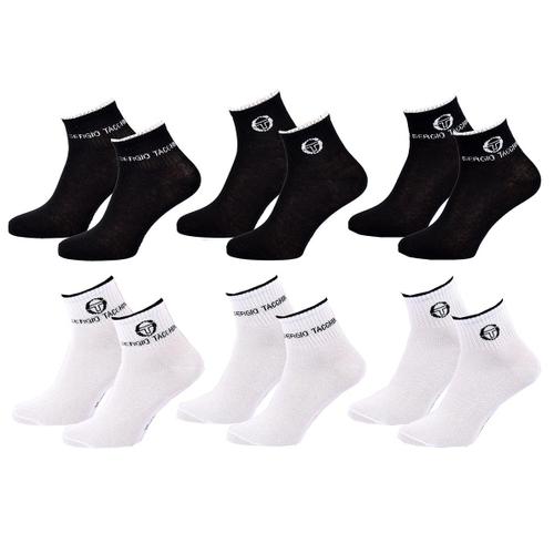 Chaussettes Enfant Quarter Sergio Tacchini Lot De 6 Pack De 6 Paires 8348