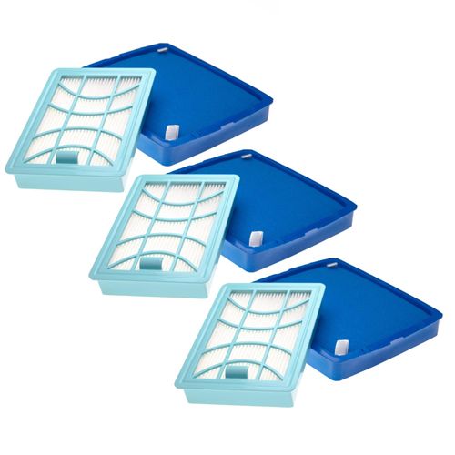 vhbw Lot de 6 filtres compatible avec Philips PowerPro Expert FC9734/01, FC9735, FC9736, FC9737, FC9738, FC9739, FC9741/09 aspirateur