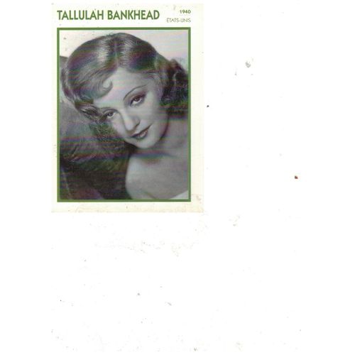 Tallulah Bankhead, Edito-Service.