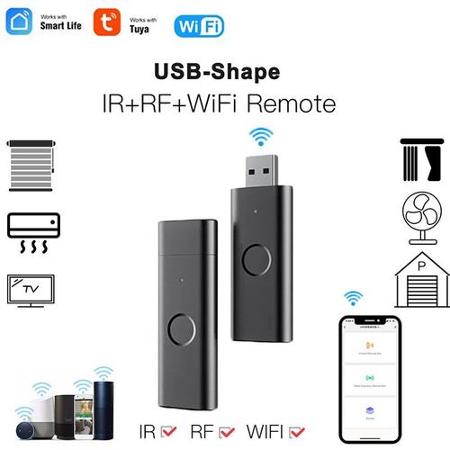 télécommande universelle intelligente WIFI + IR + RF, contrôle vocal, Alexa, Google HOME, domotique, prise en charge de Smart Life