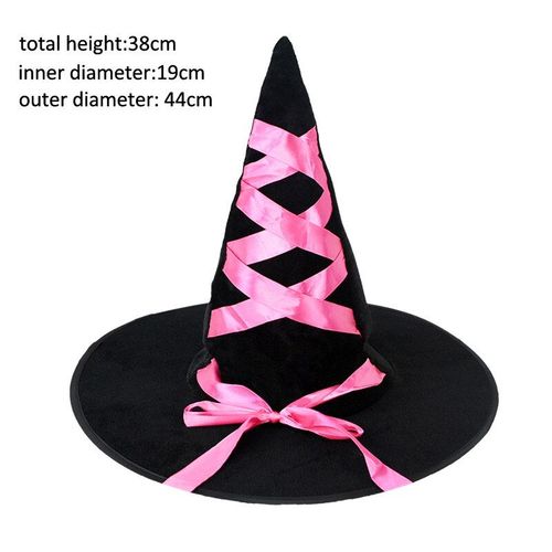 1pc Sorcière Chapeau Accessoires De Déguisement Mascarade Assistant Scène Cosplay Accessoire Halloween Décoration Adulte Enfants Festival Fête Chapeau