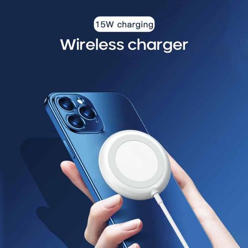 Chargeur Magnétique Sans Fil 15w Pour Iphone 12 Pro Max 12 Pro Qi, Adaptateur Mini Usb C Pd