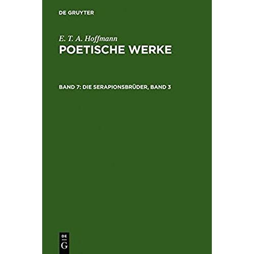 Die Serapionsbrüder, Band 3
