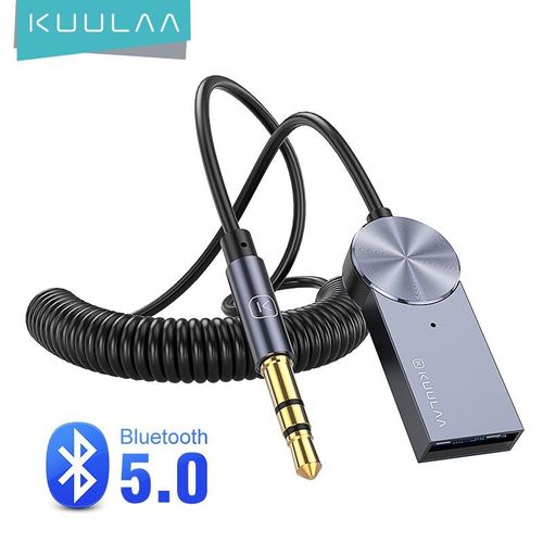 récepteur USB Bluetooth 3.5 pour voiture, adaptateur Jack 3.5mm Aux, transmetteur de musique Audio sans fil, 5.0