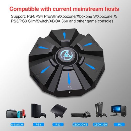 Convertisseur de manette de jeu pour PS4, adaptateur de clavier et de souris pour Xbox One et nintendo Switch, accessoires pour manette de jeu FPS