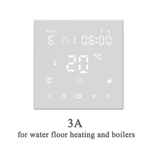 Thermostat WiFi intelligent, régulateur de température, chauffe eau électrique au sol, chaudière à gaz, fonctionne avec Echo Google Home Tuya