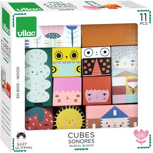 Vilac Cubes Sonores Suzy Ultman