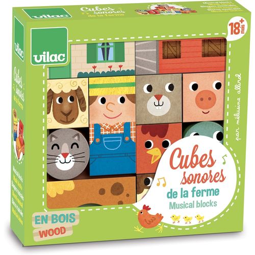 Vilac Cubes Sonores De La Ferme