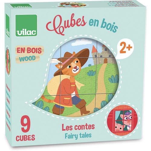 Vilac Cubes En Bois Les Contes