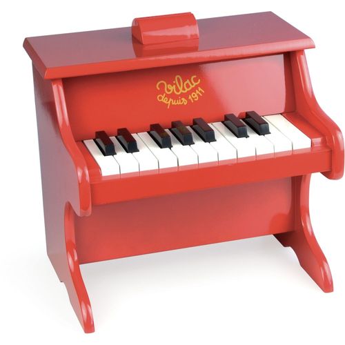 Vilac Piano Rouge 18 Touches Avec Partitions