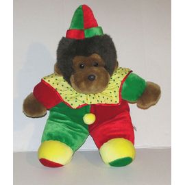 Peluche Singe Clown Circus Jemini - Doudou Singe Du Cirque 42 Cm