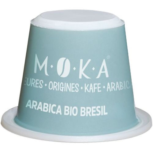 Moka 300 Capsules Biodégradables Home Compost Zéro Déchet Compatibles Nespresso® Café 100% Arabica Bio Du Brésil