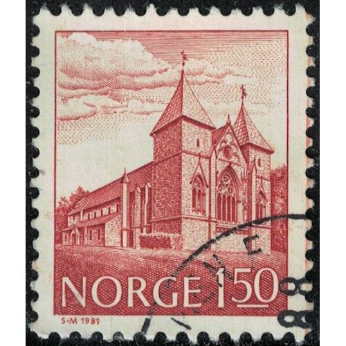 Norvège 1981 Oblitéré Used Cathédrale De Stavanger Y&t No 787 Su