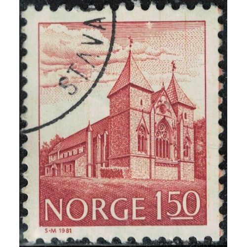 Norvège 1981 Oblitéré Used Cathédrale De Stavanger Y&t No 787 Su