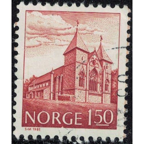 Norvège 1981 Oblitéré Used Cathédrale De Stavanger Y&t No 787 Su