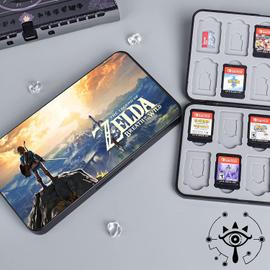 Étui de Rangement Compatible avec Nintendo Switch, avec 24 Emplacements de  Carte de Jeu et 24 Emplacements de Carte Micro SD (Zelda)