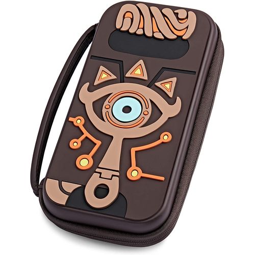 Étui Pour Nintendo Switch, Coque De Protection Portable Étui De Voyage Avec 12 Cartouches De Jeu Pour Console Nintendo Switch Et Accessoires (Café)