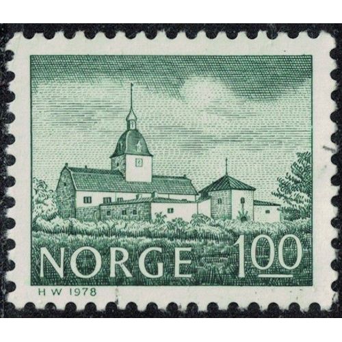Norvège 1978 Oblitéré Used Manor House Manoir Austratt Austrat Y&t No 722 Su