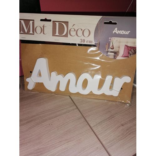 Mot deco 3d Amour