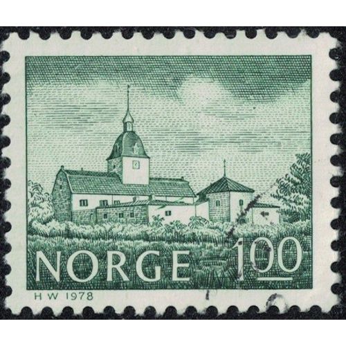 Norvège 1978 Oblitéré Used Manor House Manoir Austratt Austrat Y&t No 722 Su