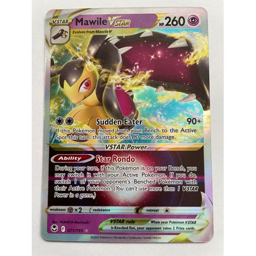 Mawile Vstar 71/195 Ultra Rare Silver Tempest