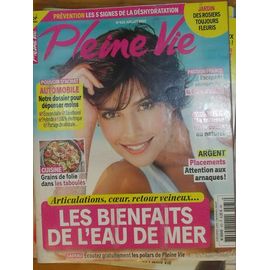 Revue Pleine-Vie N°433 Juillet 2022 Les Bienfaits De L'eau De Mer